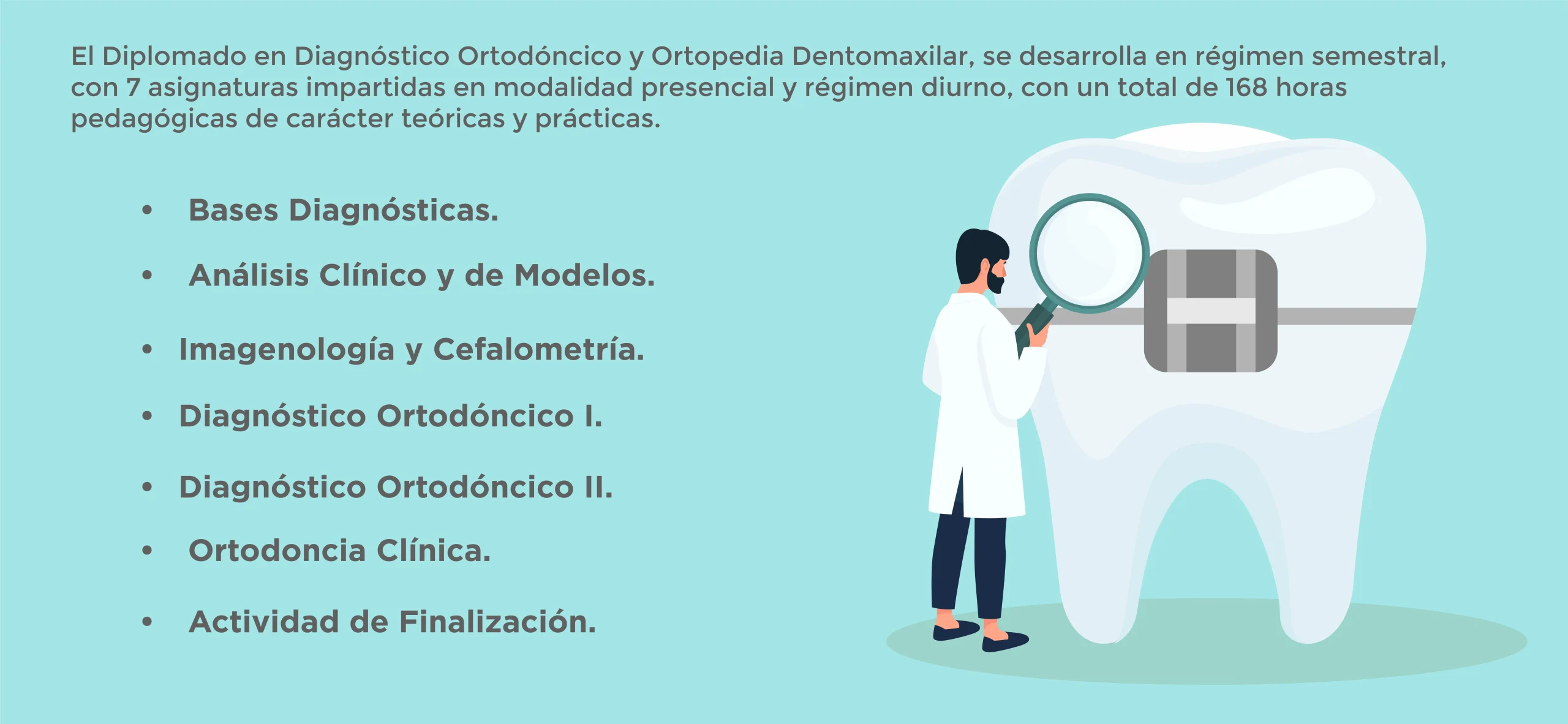 Plan de Estudios Odontología​ Diplomado en Diagnóstico Ortodóncico y Ortopedia Dentomaxilar